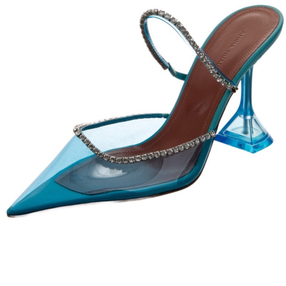 Elegant Blue Women's Heels